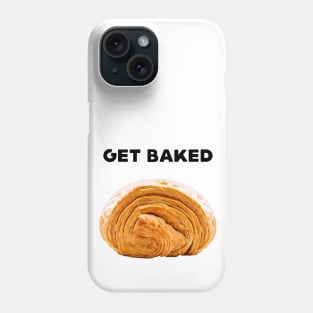 Get Baked Curled Croissant Side Phone Case