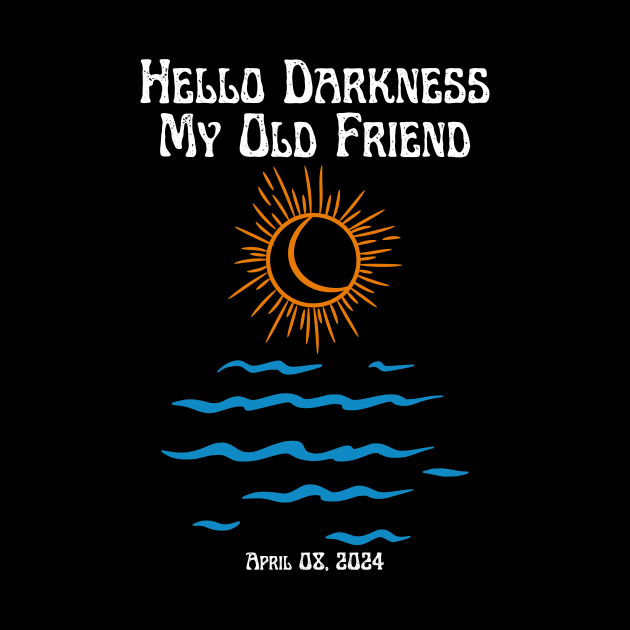 Hello Darkness My Old Friend Solar Eclipse April 08, 2024 by Point Shop