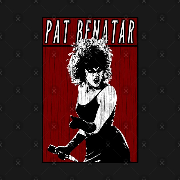 Vintage Retro Pat Benatar by Projectup