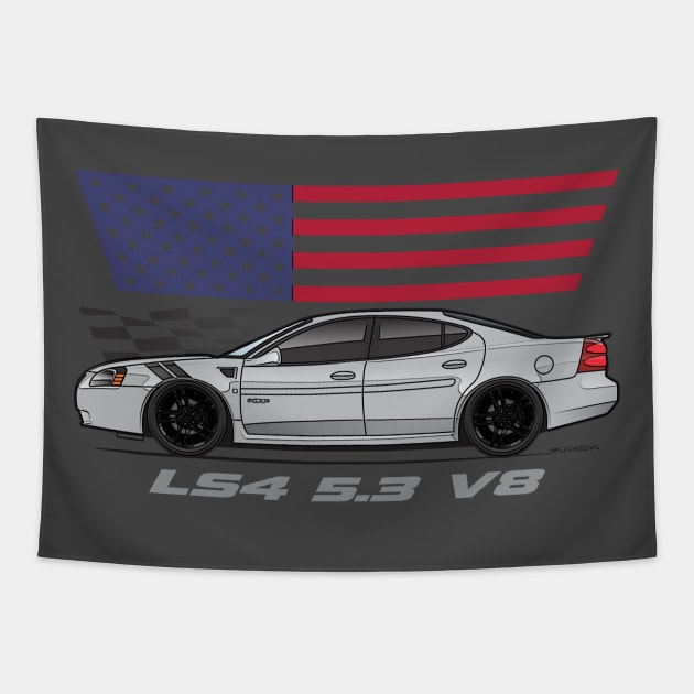 LS4 Silver black wheels Tapestry by JRCustoms44