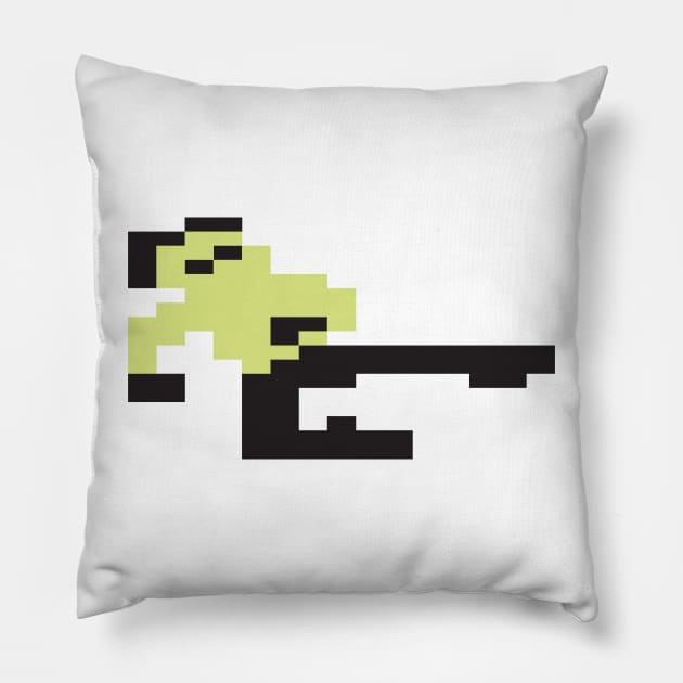 8-bit Bruce Lee Pillow by with Gusto