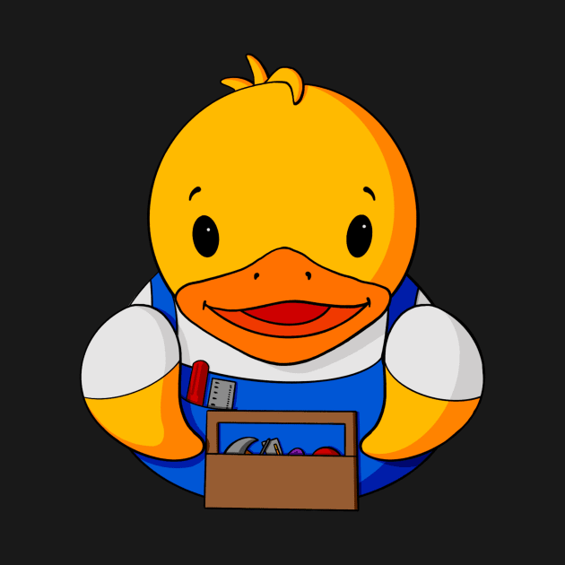 Handyman Rubber Duck by Alisha Ober Designs