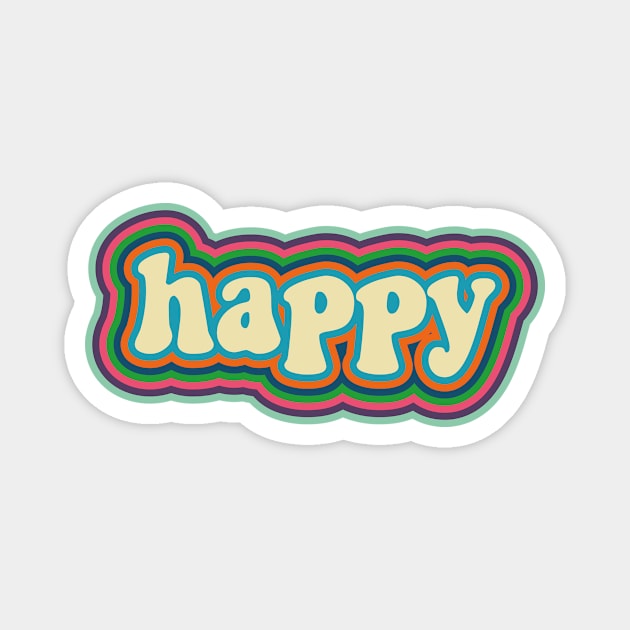 Happy Magnet by n23tees