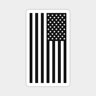 US Flag Down - Black Magnet