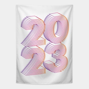 2023 retro vibe Tapestry