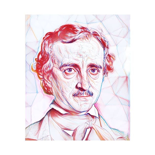 Edgar Allan Poe Portrait | Edgar Allan Poe Artwork by JustLit