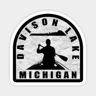 Davison Lake Canoeing Michigan Magnet