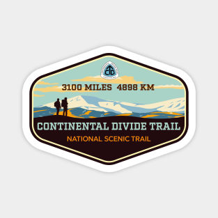 Continental Divide Trail - New Mexico Colorado Wyoming Idaho Montana - trail hiking badge Magnet