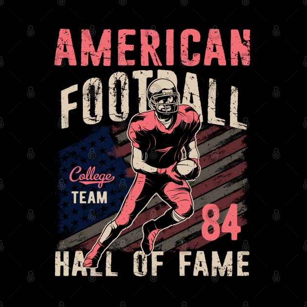 American Football Hall of Fame , Collage Football by CoolTees