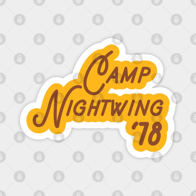 Nightwing Camp Counselor Magnet by Gimmickbydesign