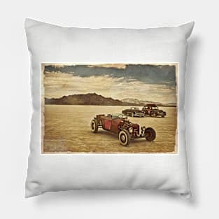 Rat Rods at Bonneville Pillow