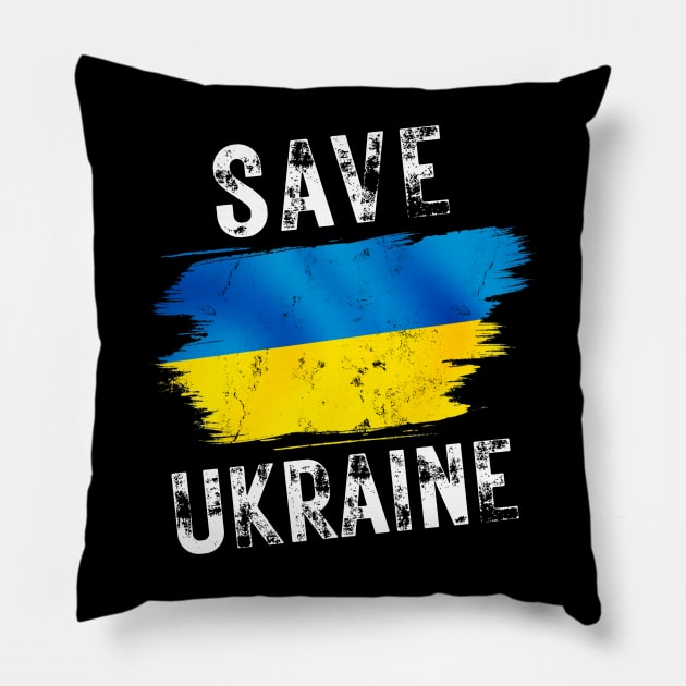 Save ukriane Pillow by ARRIGO