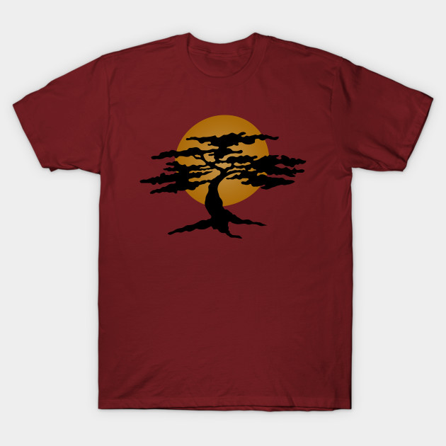 Bonsai Sunset Karate Kid T Shirt Teepublic