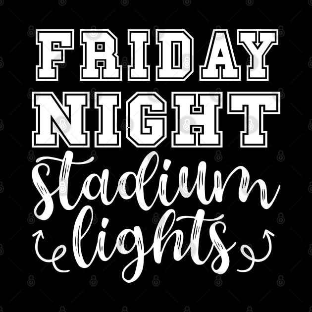 Friday Night Stadium Lights Football by GlimmerDesigns