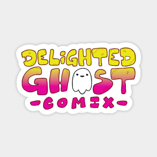 Delighted Ghost Comix Logo Magnet