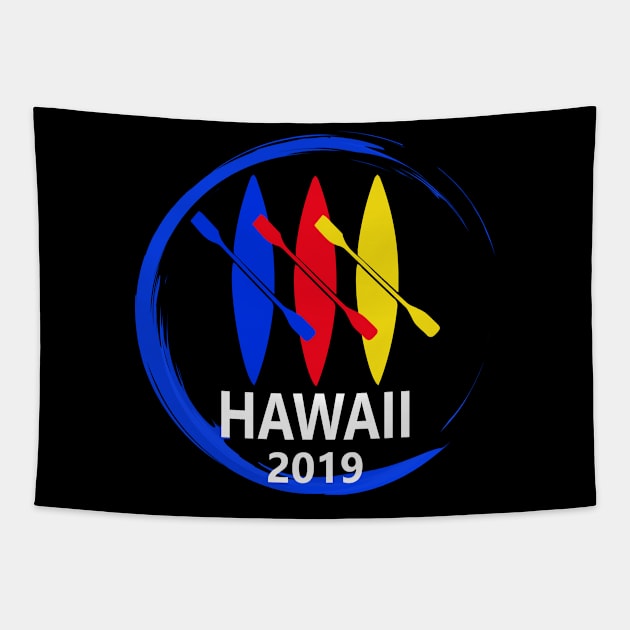 Hawaii Family Vacation 2019 Souvenir Tapestry by SiGo