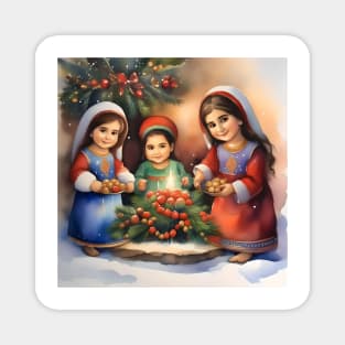 Armenian Christmas - January 6 - Watercolor Magnet