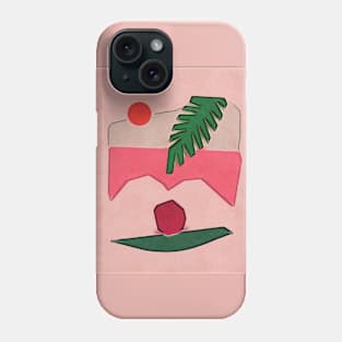 Red Sun Coconut Phone Case