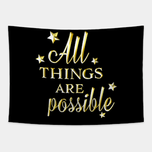 All Things Are Possible | Matthew 19:23 | Bible Verse Tapestry