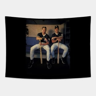 Paul O'Neill and Tino Martinez in New York Yankees Tapestry