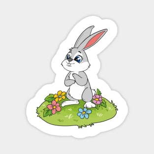 Cute Easter Bunny Magnet