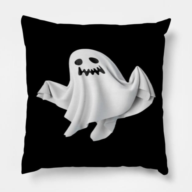 Halloween Ghost Design | Halloween decorations | Halloween | Scary Ghost | Ghost Shirt Pillow by The Print Palace