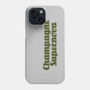 Champagne Supernova, verde Phone Case