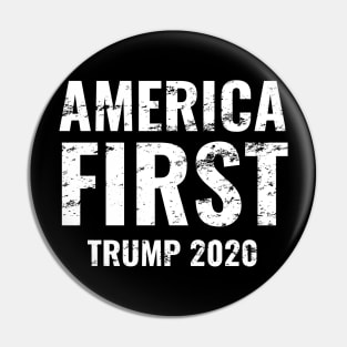 America First Trump 2020 Pin