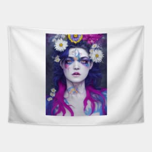 Face Tattooed Snow White Tapestry