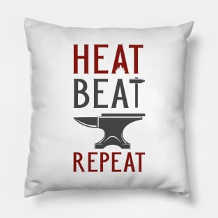 Heat Beat Repeat Pillow