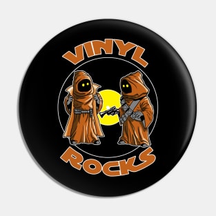 Vinyl Rocks Pin