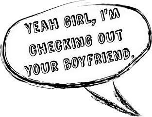 Yeah Girl...(Speech Bubble) Magnet