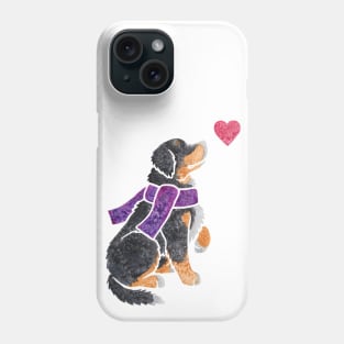 Watercolour Bernese Mountain Dog Phone Case