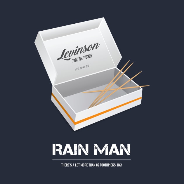 Rain Man - Alternative Movie Poster by MoviePosterBoy