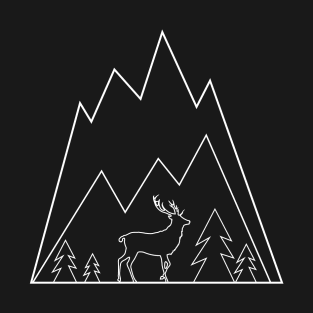 Deer Hunting In Mountains Amazing Gift T-Shirt