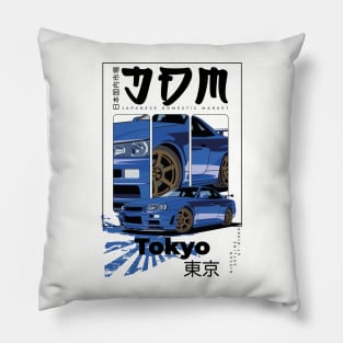 JDM Nissan Skyline GT-R 1999 Pillow