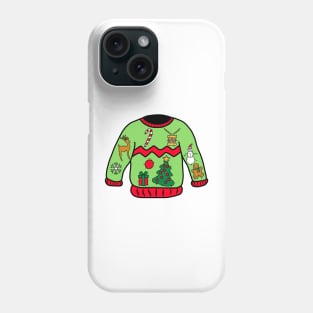 Unique Ugly Christmas Sweater Phone Case