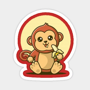 Baby monkey Magnet