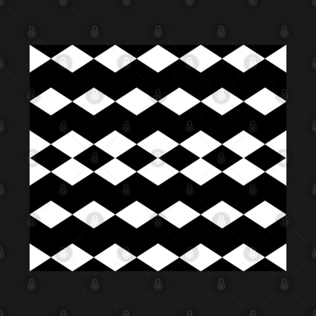 Black and White Diamonds Patterns by designs-by-ann