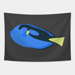 Blue Tang Fish Tapestry