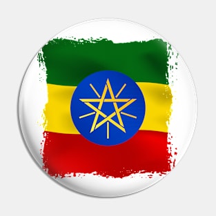 Ethiopia artwork Pin