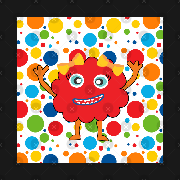Little Red Monster by This and That Designs