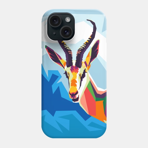 springbok wpap Phone Case by cool pop art house