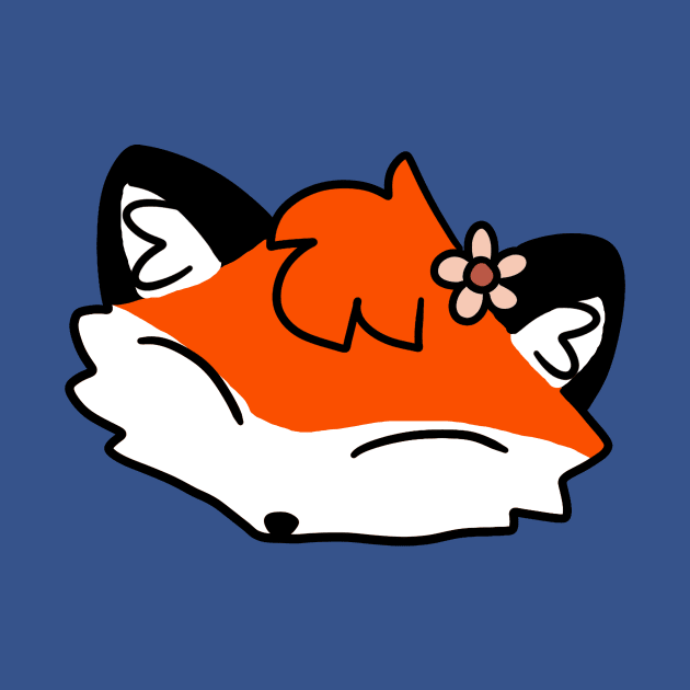 Flower Fox Face by saradaboru