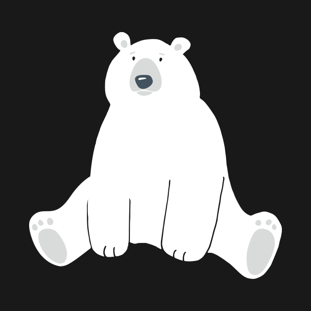 Charming Polar Bear by JunkyDotCom