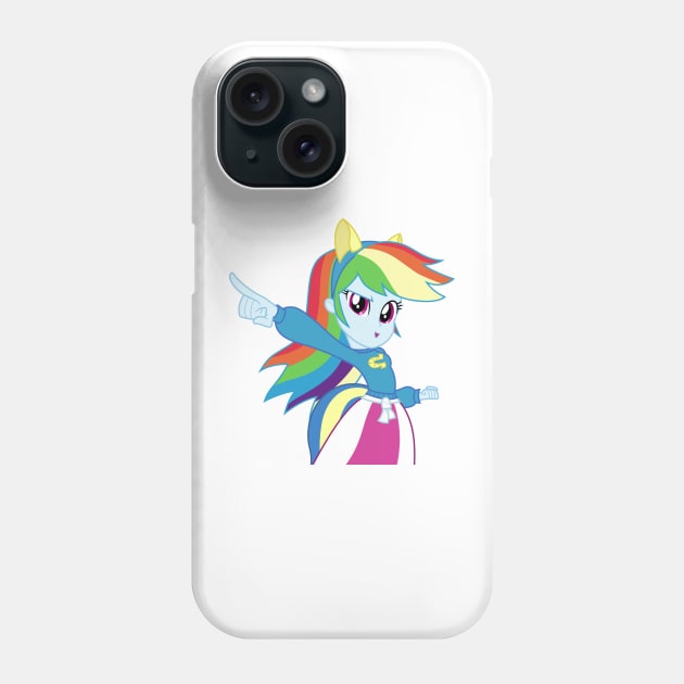 Rainbow Dash make a change Phone Case by CloudyGlow