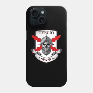 Cruz de Borgoña, skull soldier Phone Case