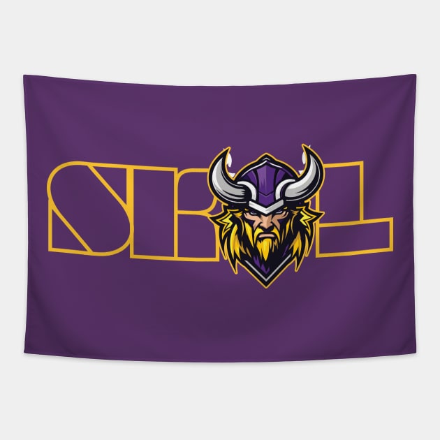 SKOL Minnesota Tapestry by Vector Deluxe