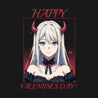 valentine anime demon girl T-Shirt