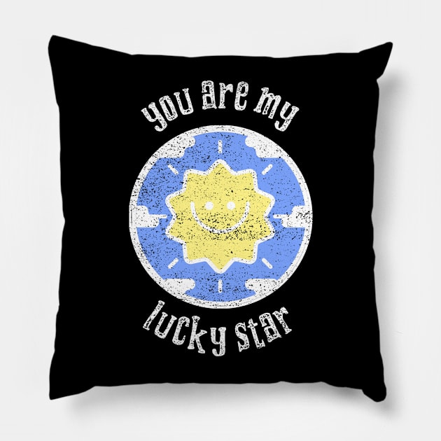 You Are My Lucky Star Pillow by Sonicx Electric 